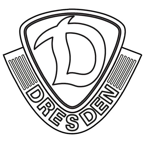 dynamo dresden logo schwarz weiß